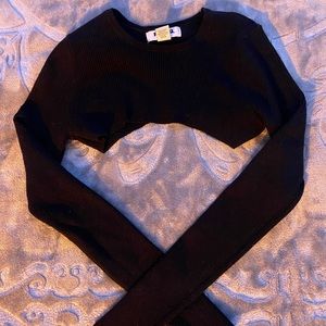 long sleeve knit shrug ~